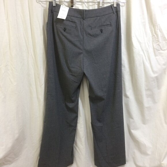 NEW Liz Claiborne Pants Sophie Trousers Office Career Gray Size 14 - Picture 2 of 4